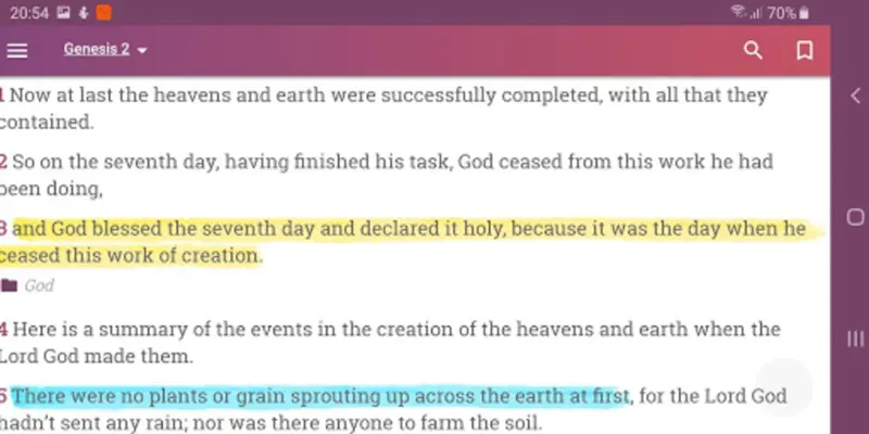 The Living Bible (TLB) android App screenshot 0