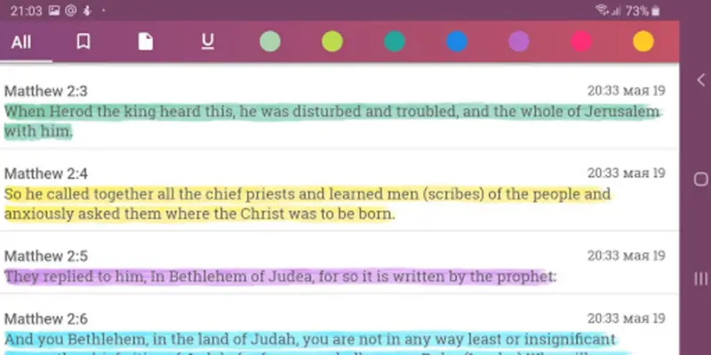 The Living Bible (TLB) android App screenshot 4